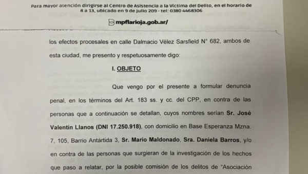 Puy Soria realizó denuncia penal contra estafadores que prometían adjudicaciones de viviendas